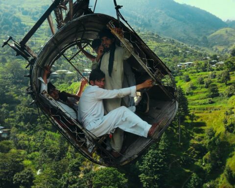 A still from Hanging by a Wire by Mohammed Ali Naqvi, an official selection of the 2026 Sundance Film Festival. Courtesy of Sundance Institute.