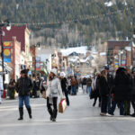 A view from Main Street at the 2026 Sundance Film Festival. Photo by Lauren Hartmann. Courtesy of the Sundance Institute
