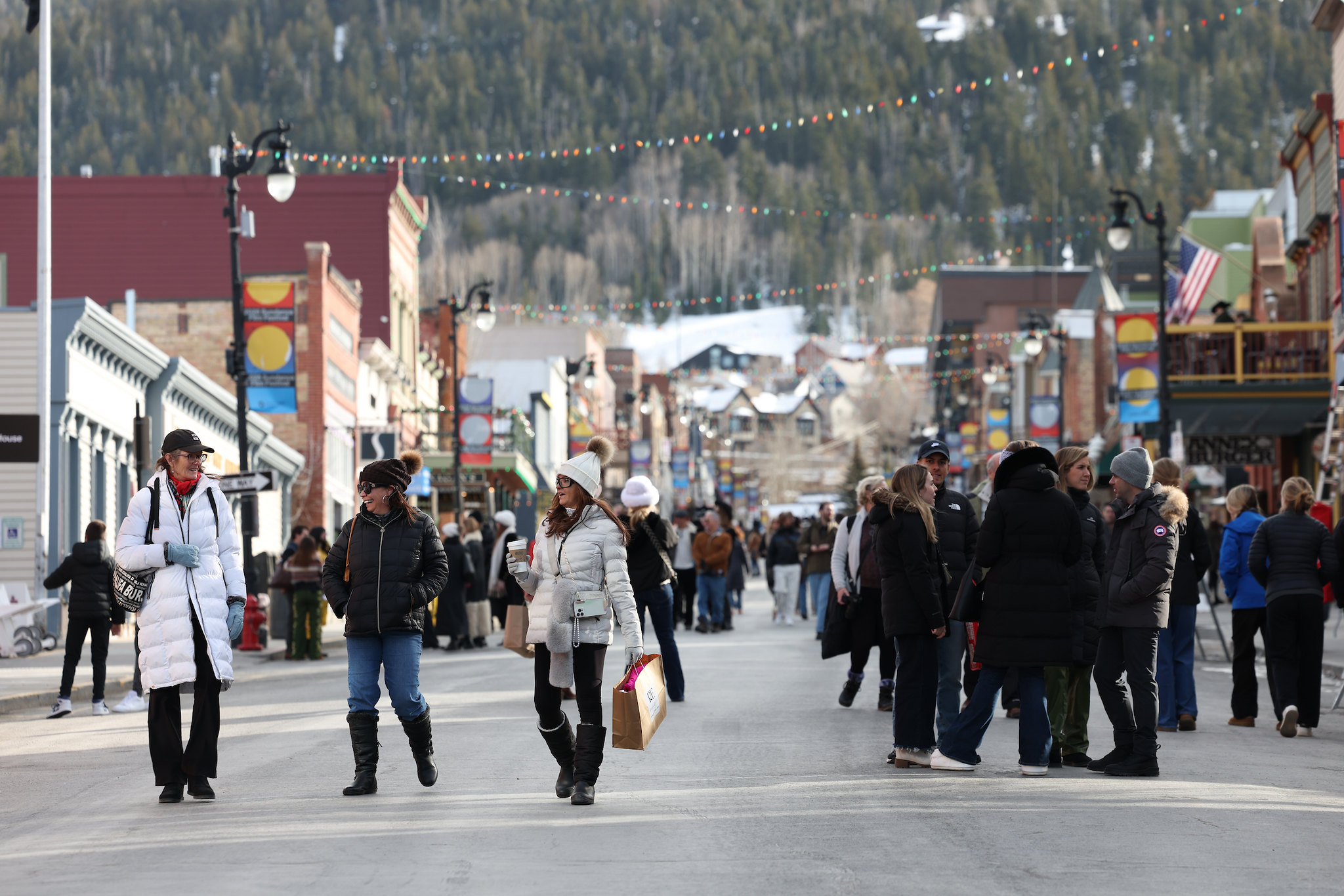 A view from Main Street at the 2026 Sundance Film Festival. Photo by Lauren Hartmann. Courtesy of the Sundance Institute