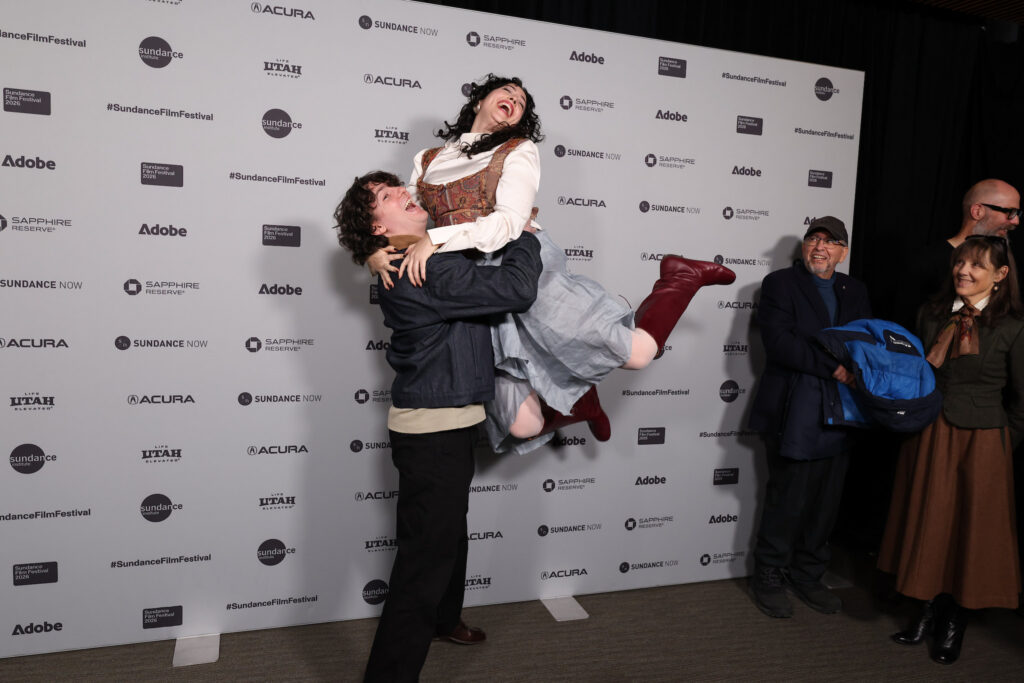 Gabriela Osio Vanden and Jack Weisman attend the premiere of Nuisance Bear by Gabriela Osio Vanden and Jack Weisman, an official selection of the 2026 Sundance Film Festival. © 2026 Sundance Institute | photo by Jason Peters.