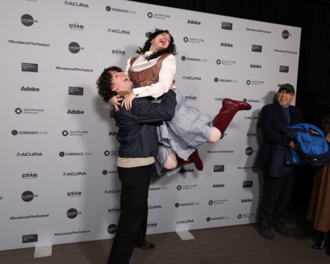 Gabriela Osio Vanden and Jack Weisman attend the premiere of Nuisance Bear by Gabriela Osio Vanden and Jack Weisman, an official selection of the 2026 Sundance Film Festival. © 2026 Sundance Institute | photo by Jason Peters.