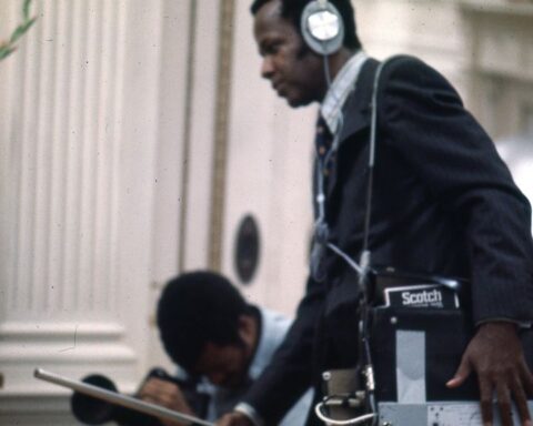 David Greaves and William Greaves appear in Once Upon a Time in Harlem | William Greaves Productions. Courtesy of Sundance Institute
