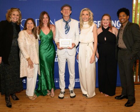Geralyn White Dreyfous, Regina K. Scully, Rebecca Tickell, Joshua Tickell, Helen Hoehne, Danielle Turkov Wilson, Kelvin Harrison Jr. Photo Credit: Earl Gibson III