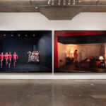 Jeff Wall, Actor in two roles, 2020. Two inkjet prints, Jeff Wall Photographs 1984–2023, installation view, MOCA Toronto, 2025. Photo: LF Documentation. © Jeff Wall.