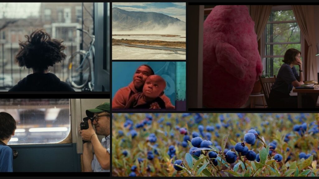 A collage of film stills.