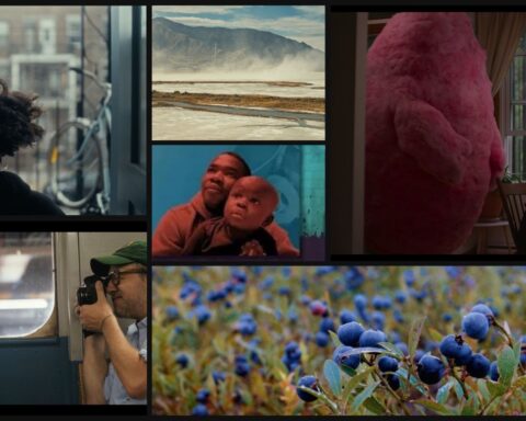 A collage of film stills.
