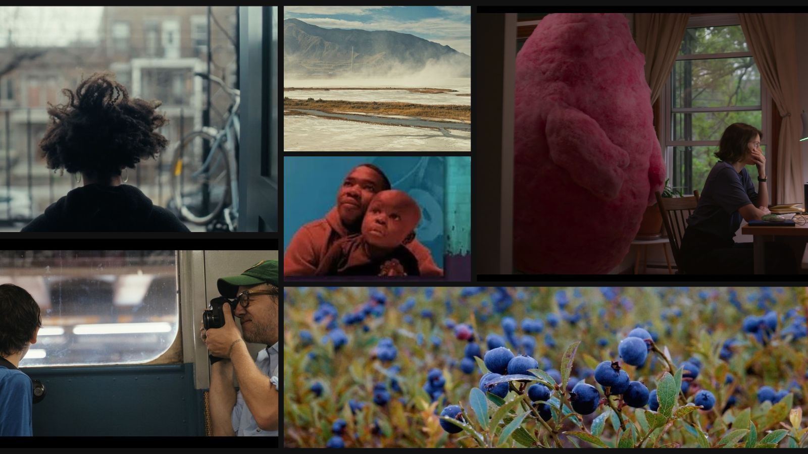 A collage of film stills.